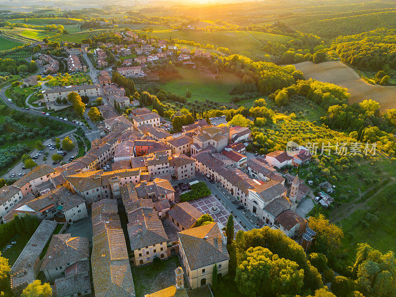 Castelnuovo Berardenga，托斯卡纳中世纪小镇